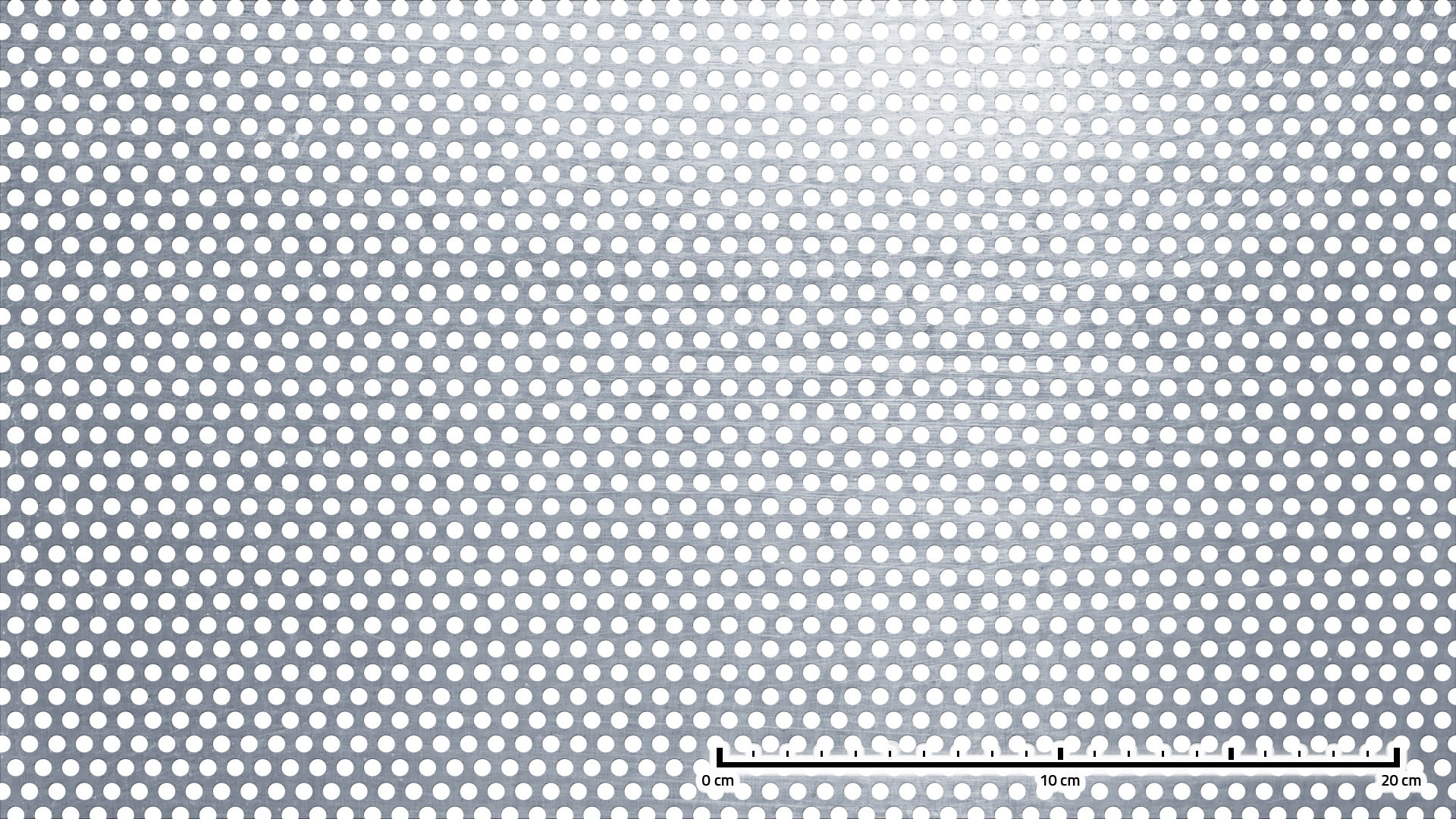 Děrovaný plech RV 5/8x0,75 pozink 1,25x2,5 m