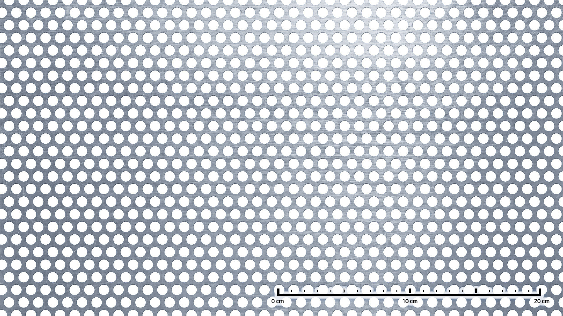 Děrovaný plech RV 8/11x0,55 pozink 1x2 m