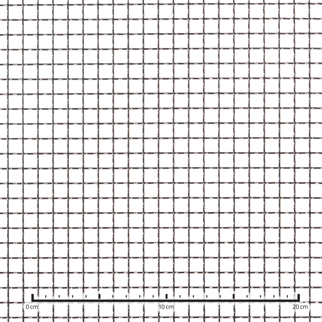 Drátěné síto s mezivlnou (žebérkové) 10x10/2  nerez 1.4301, 1000x2000 mm