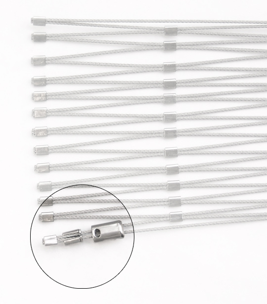 Úchytka se svorkou pro dvě lanka 1,5mm