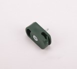 Příchytka z PVC RAL 6005 se samořezným šroubem