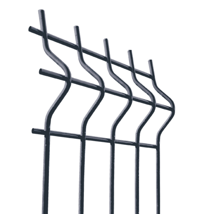 3D panely -  drát 5 mm, 1,73x2,5m, RAL7016 (antracit)