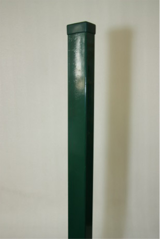 Plotové sloupky 2,4 m/0,06 x 0,04 m, ZN+RAL 6005 
