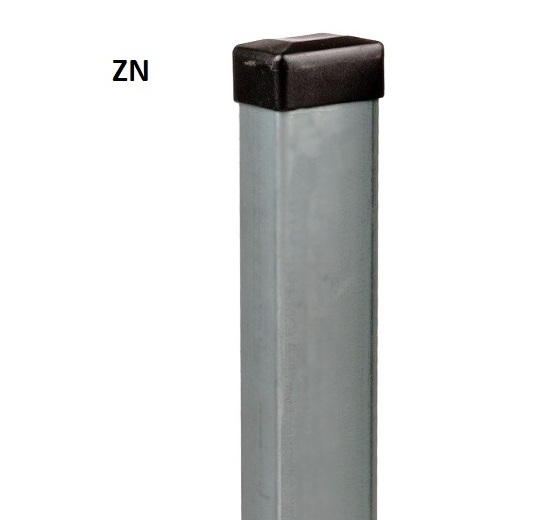 Plotové sloupky 1,2 m/0,06 x 0,04 m, ZN s patkou